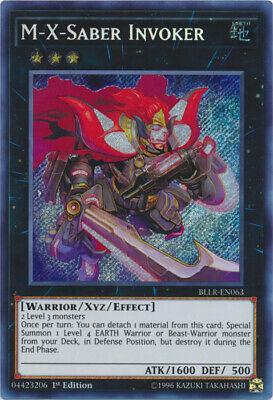 M-X-Saber Invoker BLLR-EN063 YuGiOh Battles of Legend: Light's Revenge