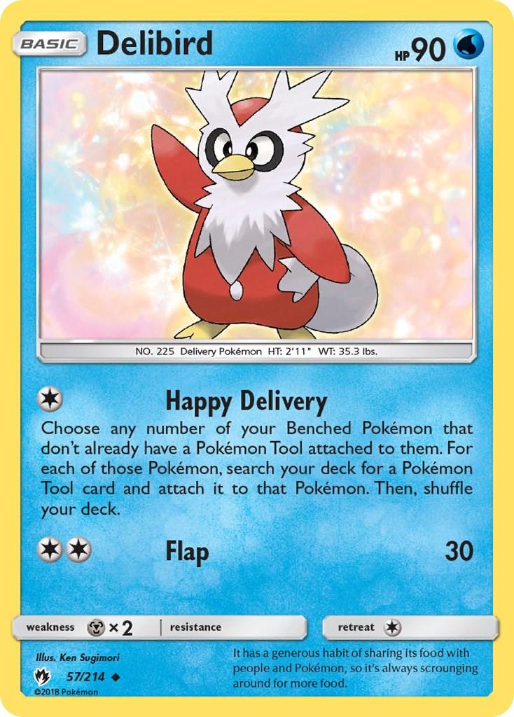 Delibird #57 Pokemon Lost Thunder