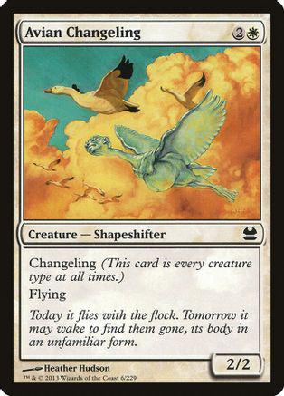 Avian Changeling Magic Modern Masters