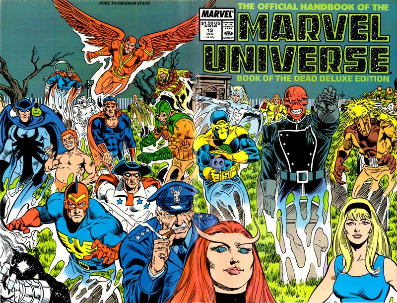 Official Handbook of the Marvel Universe #19 (1987) Comic Books Official Handbook of the Marvel Universe