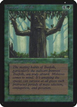 Ironroot Treefolk Magic Alpha