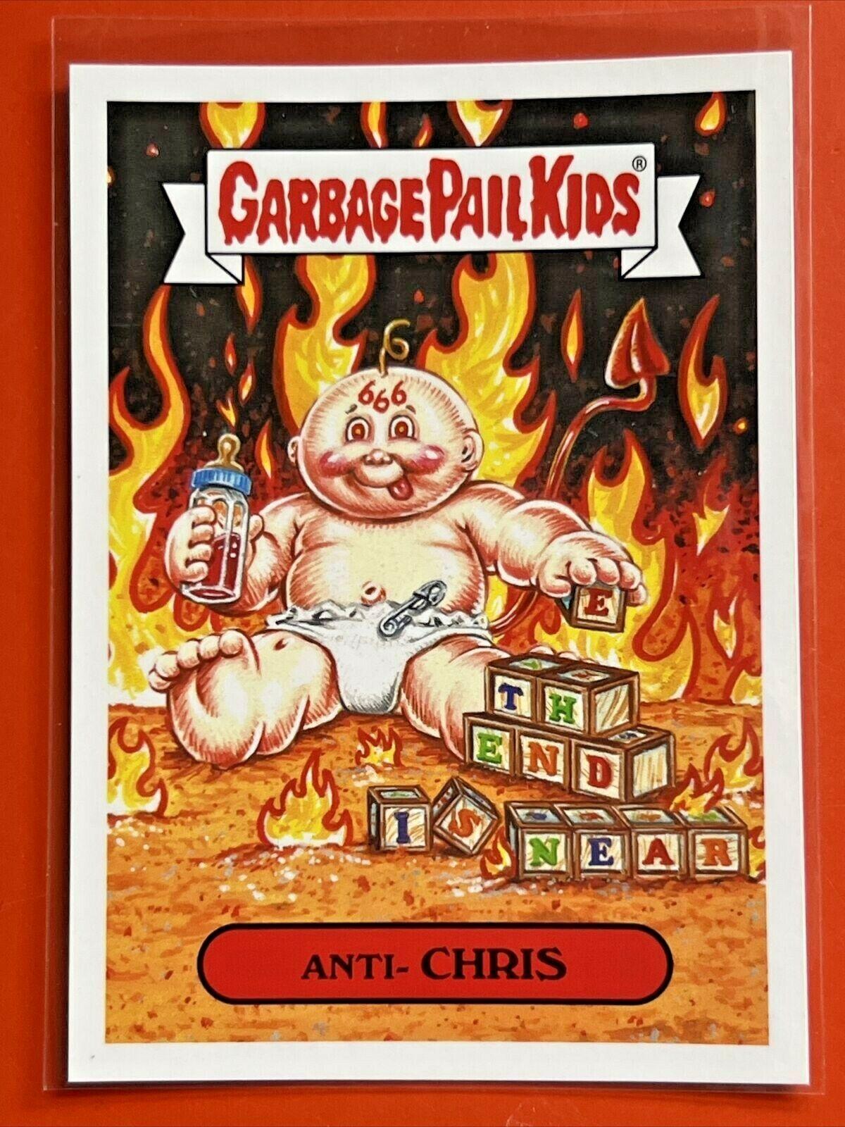 Anti-CHRIS #3a Garbage Pail Kids Adam-Geddon