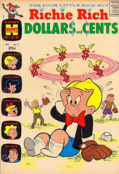 Richie Rich Dollars and Cents #3 (1964) Comic Books Richie Rich Dollars and Cents