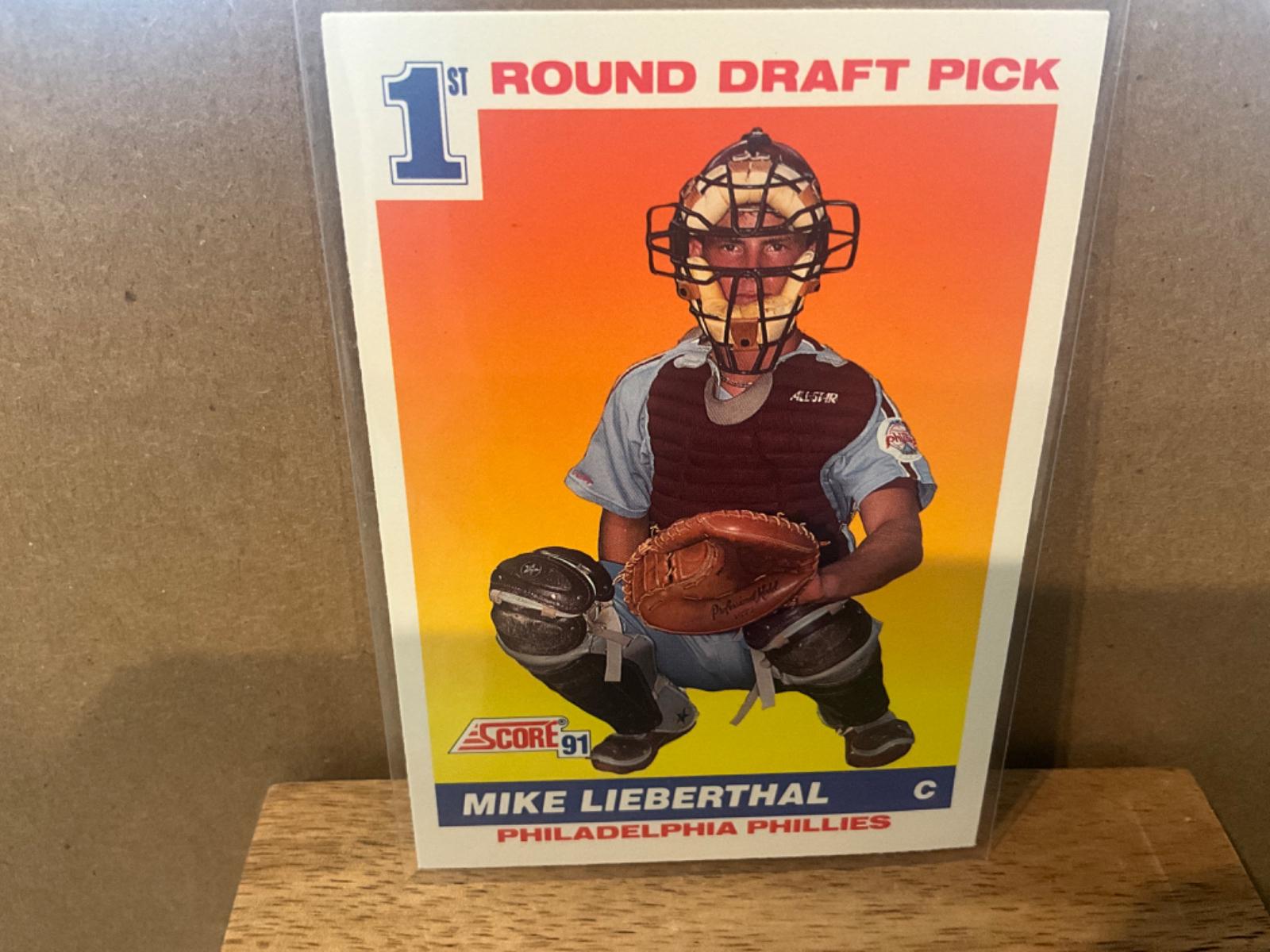 Mike Lieberthal #683 Baseball Cards 1991 Score