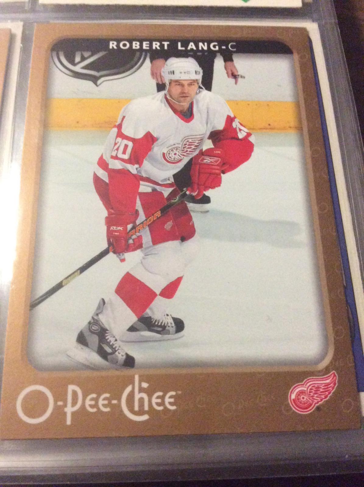 Robert Lang Hockey Cards 2006 O Pee Chee