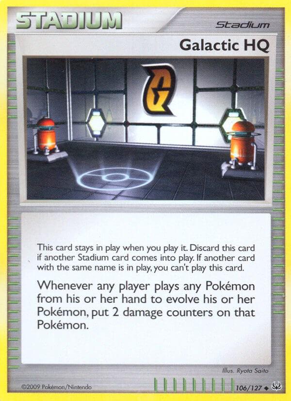 Galactic HQ #106 Pokemon Platinum