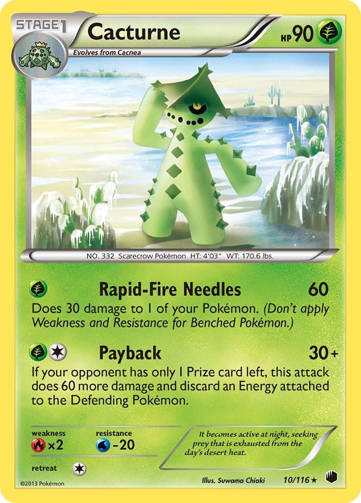 Cacturne #10 Pokemon Plasma Freeze
