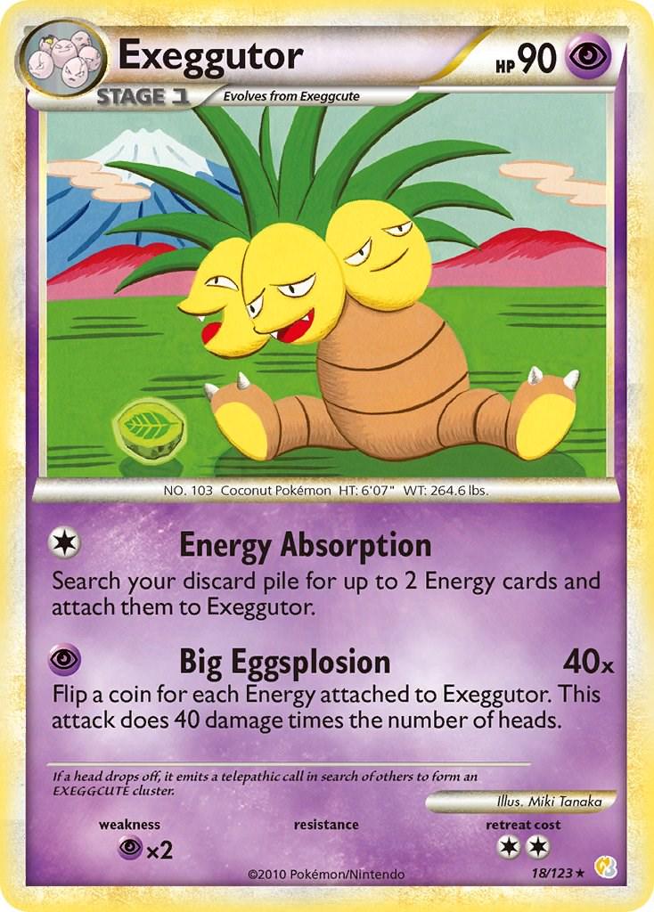 Exeggutor #18 Pokemon HeartGold & SoulSilver