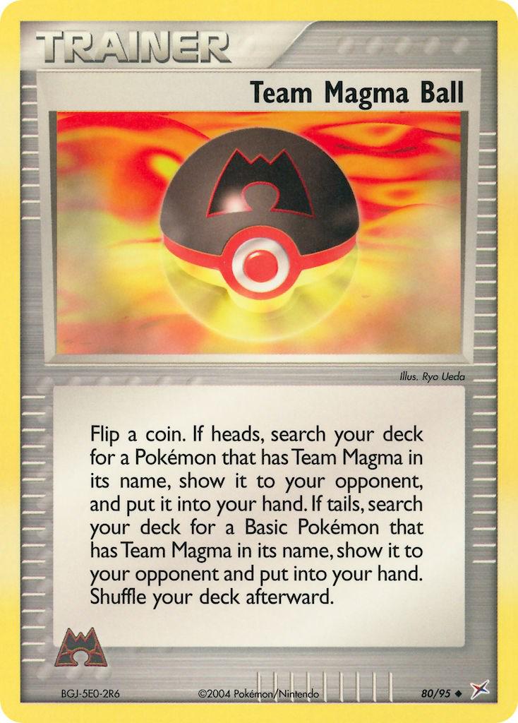 Ball #80 Pokemon Team Magma & Team Aqua
