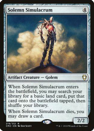 Solemn Simulacrum #218 Magic Commander Anthology Volume II