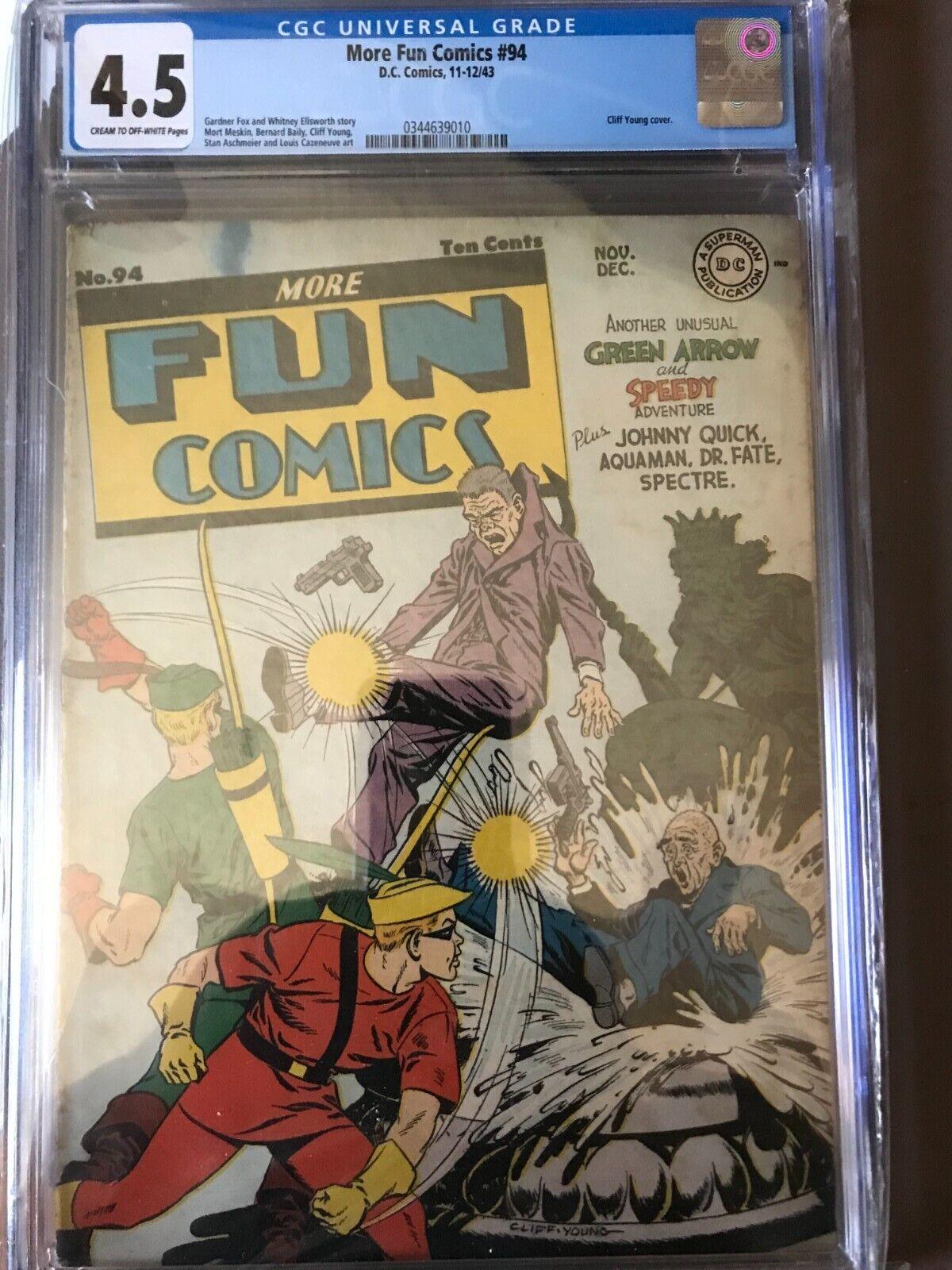 More Fun Comics #94 (1943) Comic Books More Fun Comics