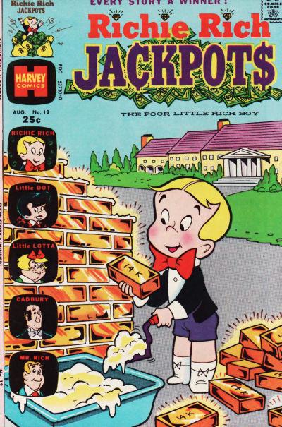 Richie Rich Jackpots #12 (1974) Comic Books Richie Rich Jackpots