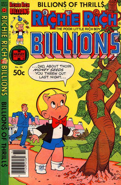 Richie Rich Billions #38 (1980) Comic Books Richie Rich Billions