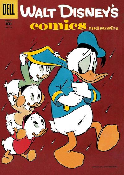 Walt Disney's Comics and Stories #184 (1956) Comic Books Walt Disney's Comics and Stories