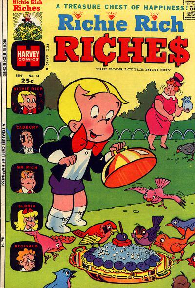 Richie Rich Riches #14 (1974) Comic Books Richie Rich Riches