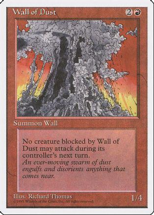 Wall of Dust Magic 4th Edition