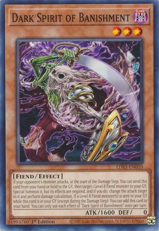 Dark Spirit of Banishment LDS3-EN010 YuGiOh Legendary Duelists: Season 3