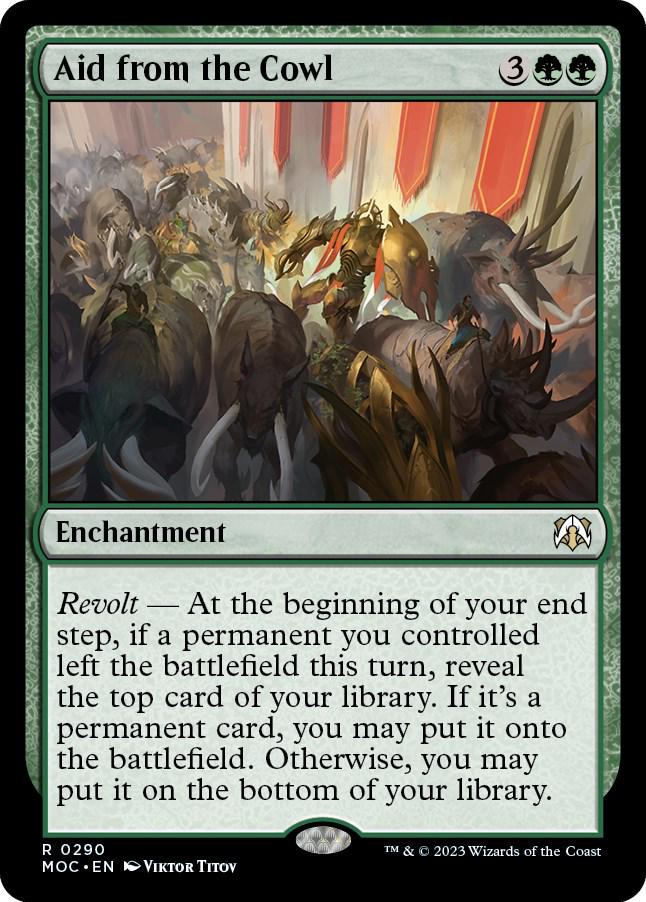 Aid from the Cowl #290 Magic March of the Machine Commander