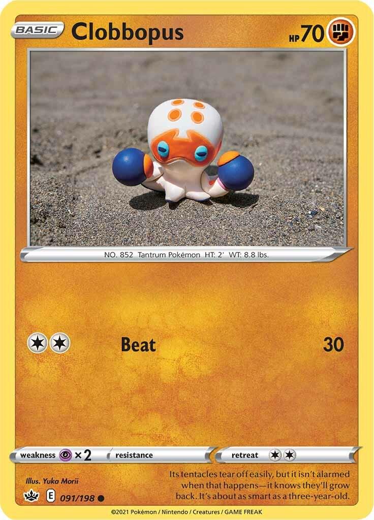 Clobbopus #91 Pokemon Chilling Reign