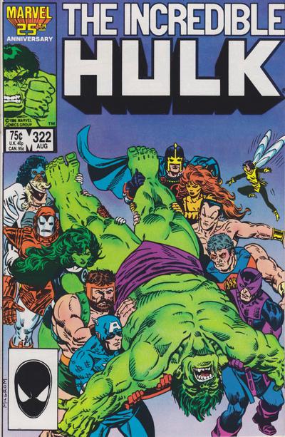The Incredible Hulk #322 (1986) Comic Books Incredible Hulk