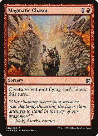 Magmatic Chasm #148 Magic Dragons of Tarkir