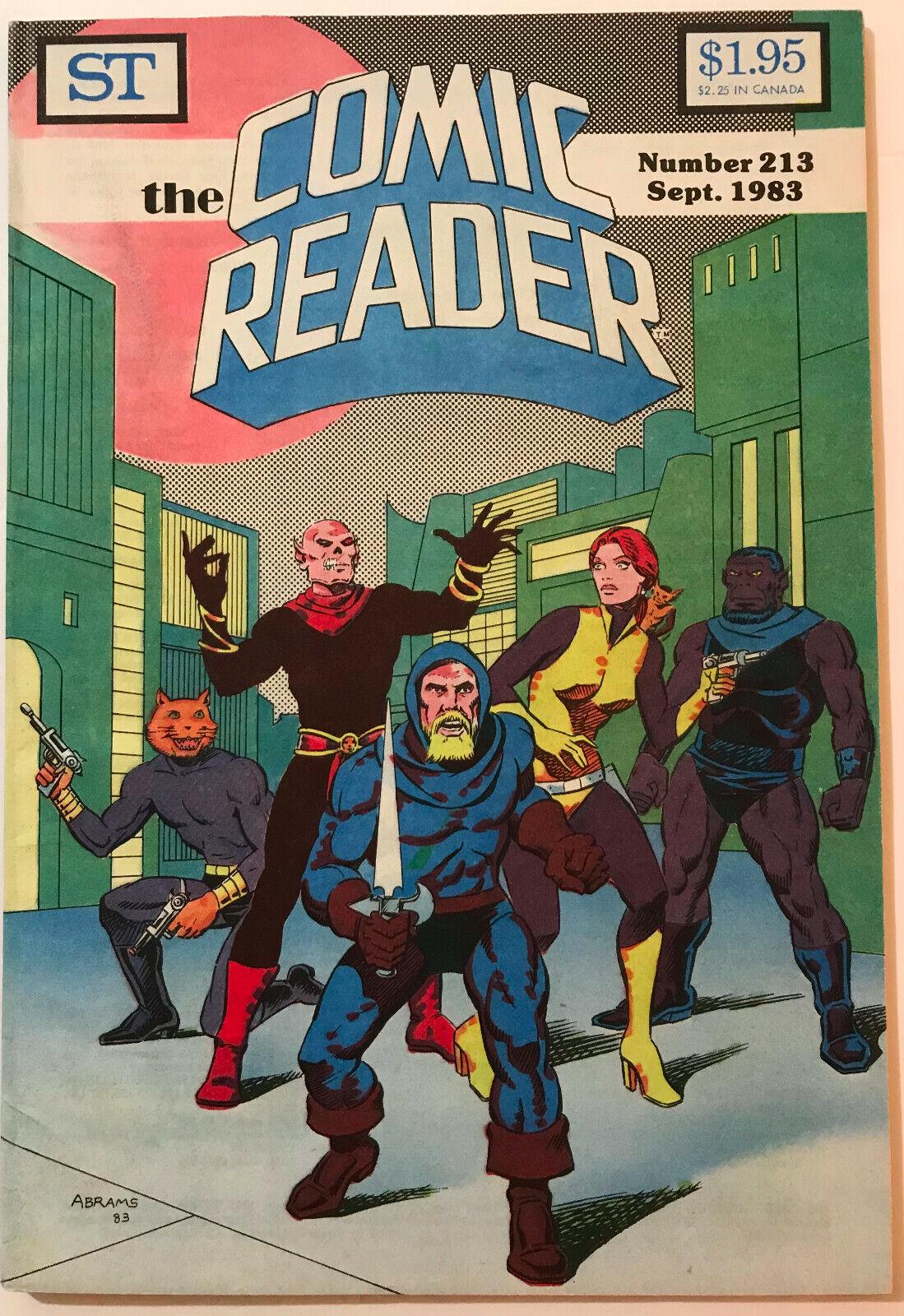 Comic Reader #213 (1983) Comic Books Comic Reader