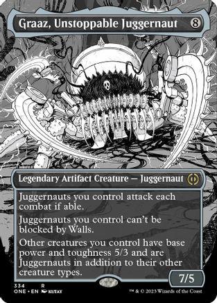 Graaz, Unstoppable Juggernaut #334 Magic Phyrexia: All Will Be One
