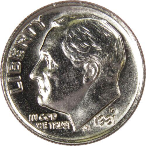 1981 P Coins Roosevelt Dime