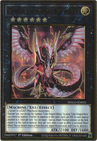 Cyber Dragon Infinity MAGO-EN033 YuGiOh Maximum Gold