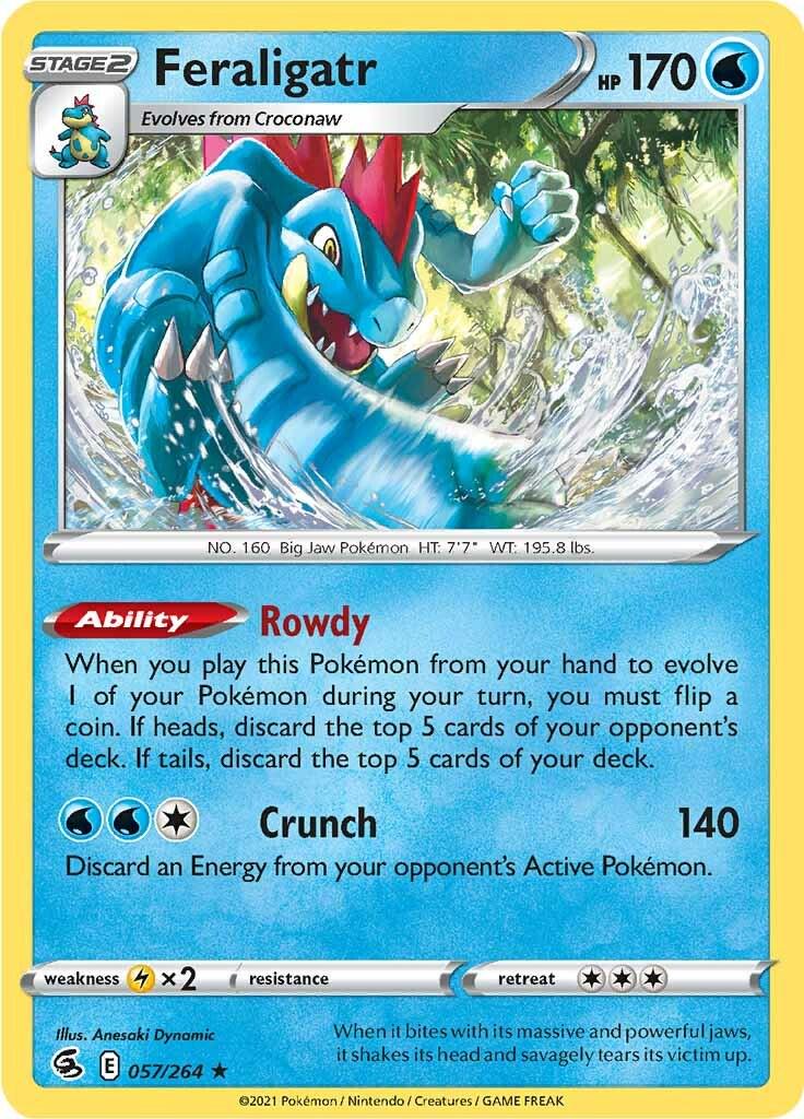 Feraligatr #57 Pokemon Fusion Strike
