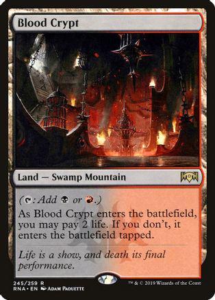 Blood Crypt #245 Magic Ravnica Allegiance