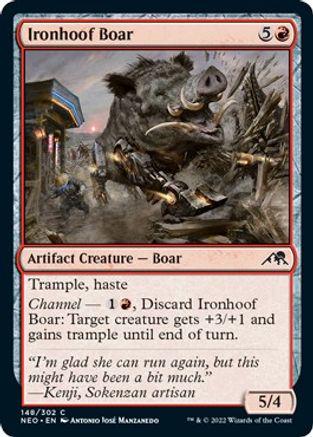 Ironhoof Boar #148 Magic Kamigawa: Neon Dynasty