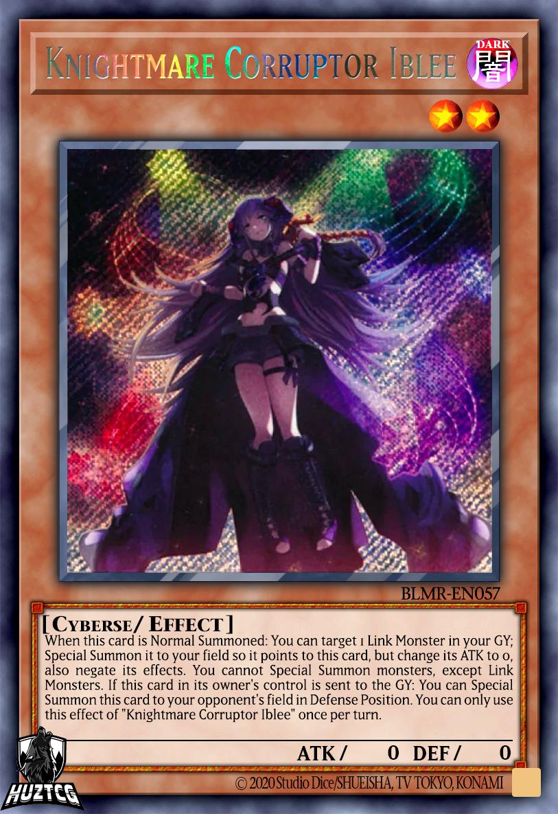 Knightmare Corruptor Iblee BLMR-EN057 YuGiOh Battles of Legend: Monstrous Revenge