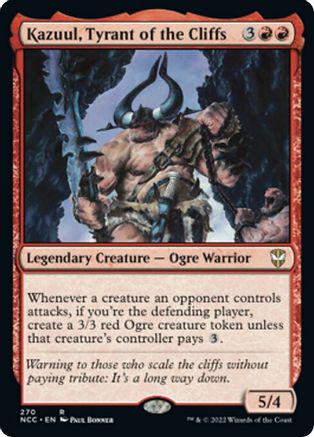 Kazuul, Tyrant of the Cliffs #270 Magic New Capenna Commander