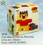 Barney, The Skateboard Bear #2331 LEGO DUPLO
