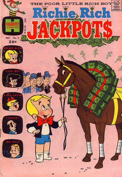 Richie Rich Jackpots #2 (1972) Comic Books Richie Rich Jackpots