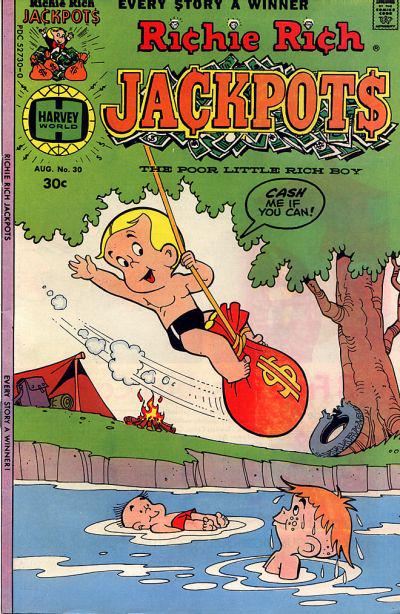 Richie Rich Jackpots #30 (1977) Comic Books Richie Rich Jackpots