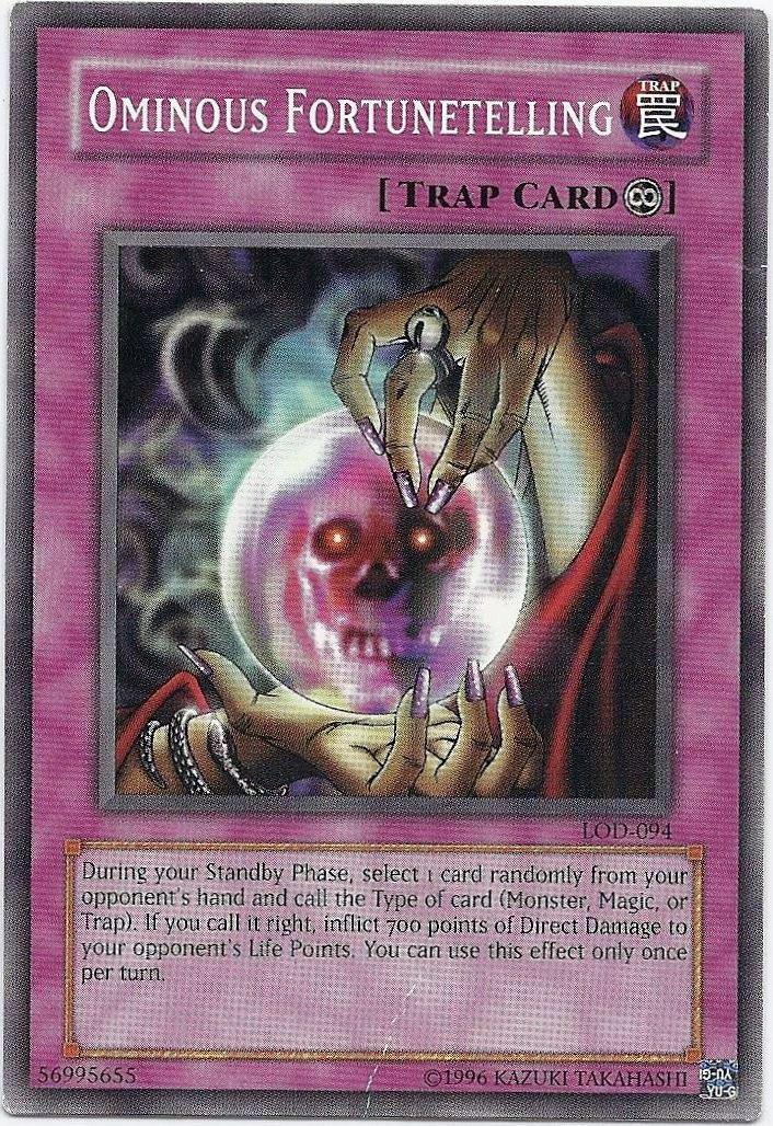 Ominous Fortunetelling LOD-094 YuGiOh Legacy of Darkness