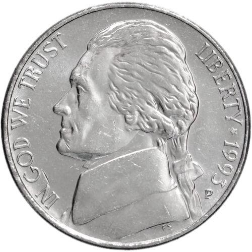 1993 P Coins Jefferson Nickel