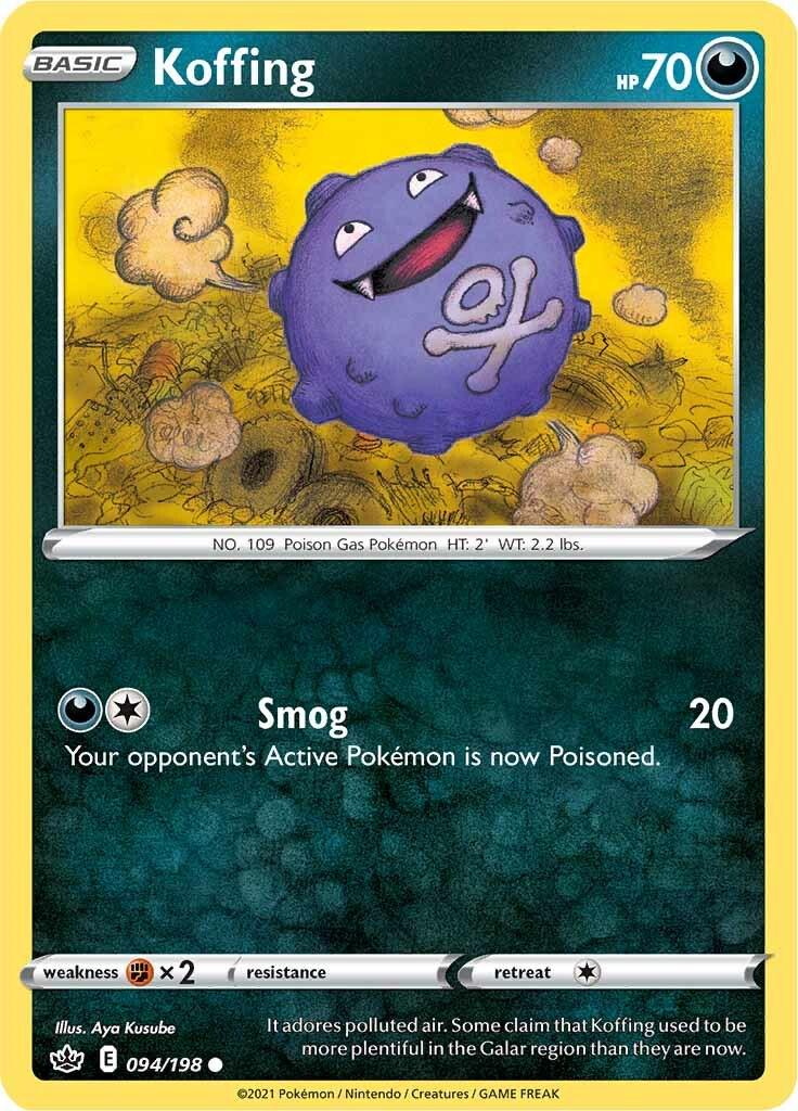 Koffing #94 Pokemon Chilling Reign