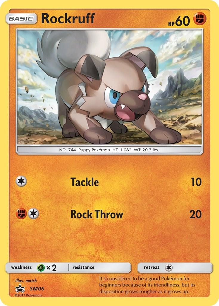 Rockruff #SM06 Pokemon Promo