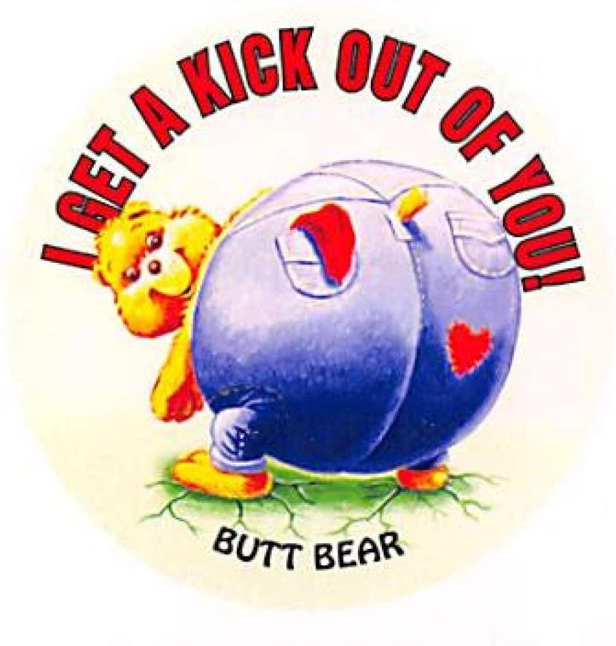 Butt Bear #27 Garbage Pail Kids We Hate the 80s