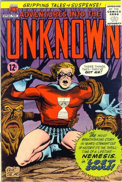 Adventures into the Unknown #162 (1966) Comic Books Adventures into the Unknown