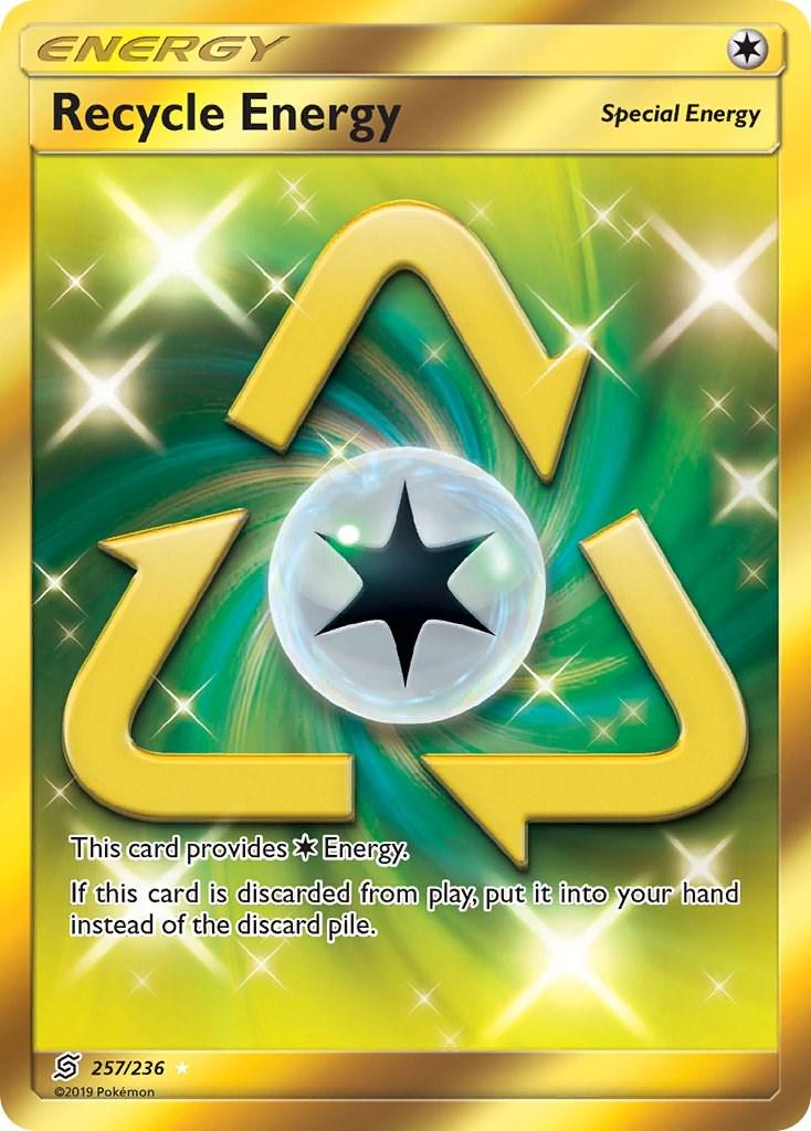 Recycle Energy #257 Pokemon Unified Minds