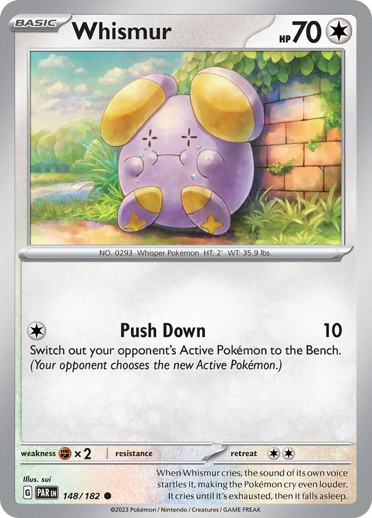 Whismur #148 Pokemon Paradox Rift