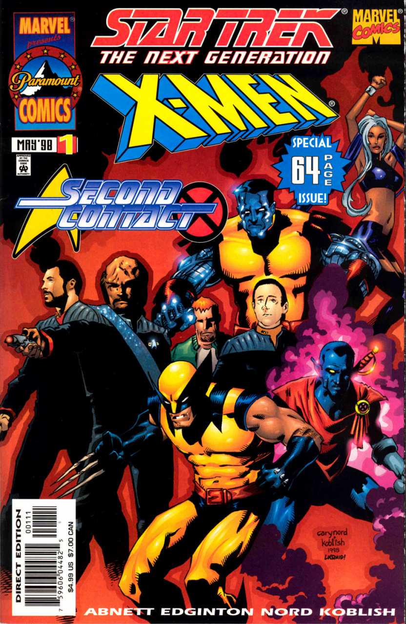 Star Trek: The Next Generation / X-Men #1 (1998) Comic Books Star Trek: The Next Generation / X-Men