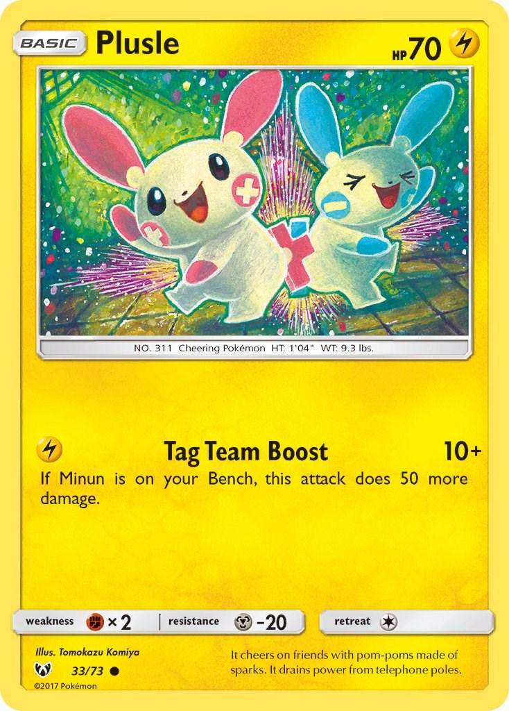 Plusle #33 Pokemon Shining Legends