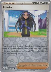 Geeta [Reverse Holo] #188 Pokemon Obsidian Flames Prices