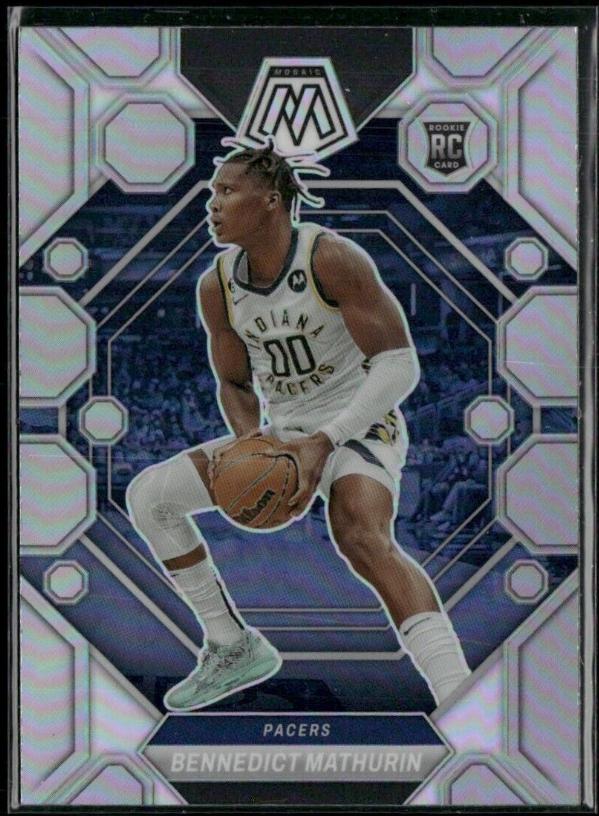 Bennedict Mathurin #210 Basketball Cards 2022 Panini Mosaic