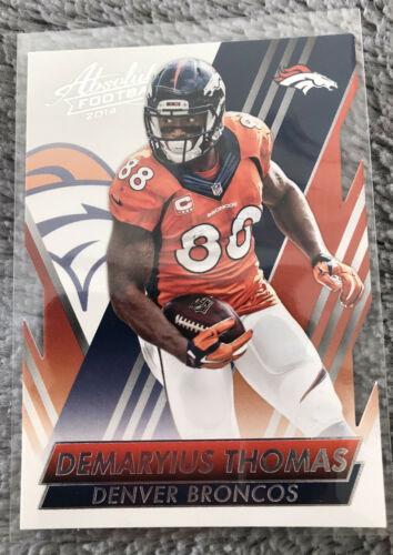 Demaryius Thomas #1 Football Cards 2014 Panini Absolute